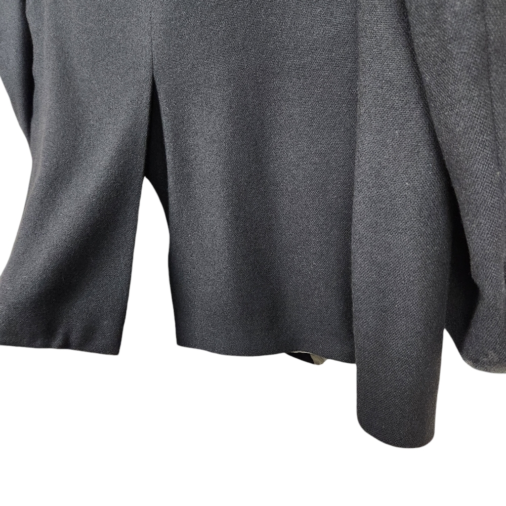 Neiman Marcus Vintage 100% Cashmere 90's ACTWU Black Sport Coat Men's Size 42 L - Picture 5 of 12